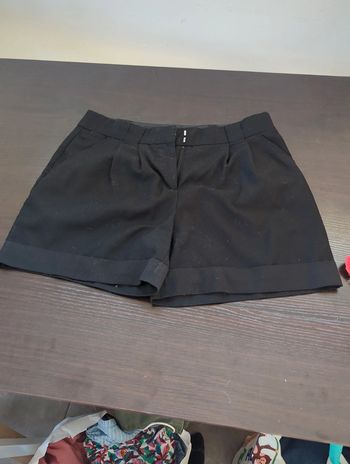 Short noir tailleur