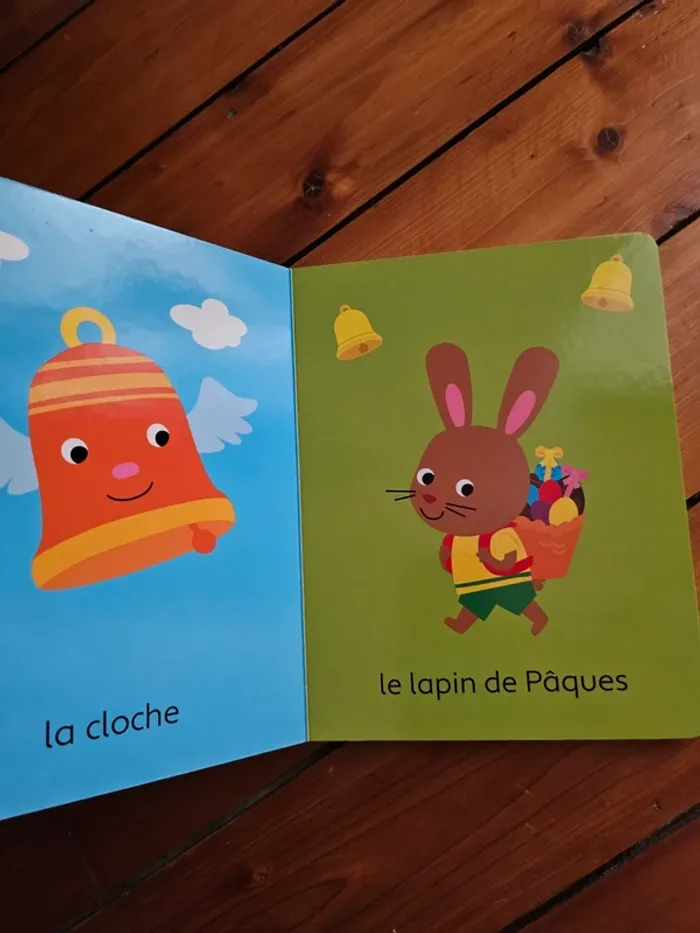 Livre imagier cartonné bébé enfant Joyeuses Pâques - photo numéro 2