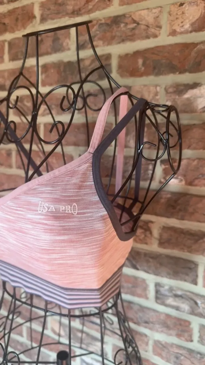 Brassière rose et grise Usa Pro Taille S / 36 - photo numéro 5