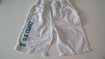 Short blanc  coton leger  T7A
