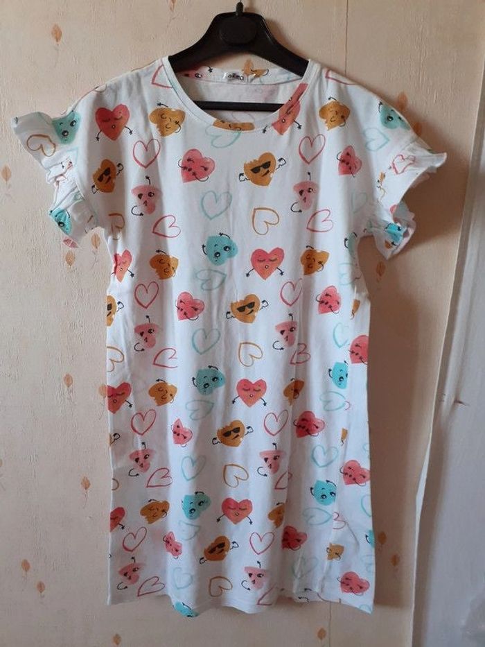 Chemise de nuit manche courte taille 10 ans