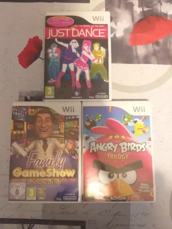 Lot de 3 jeux Wii