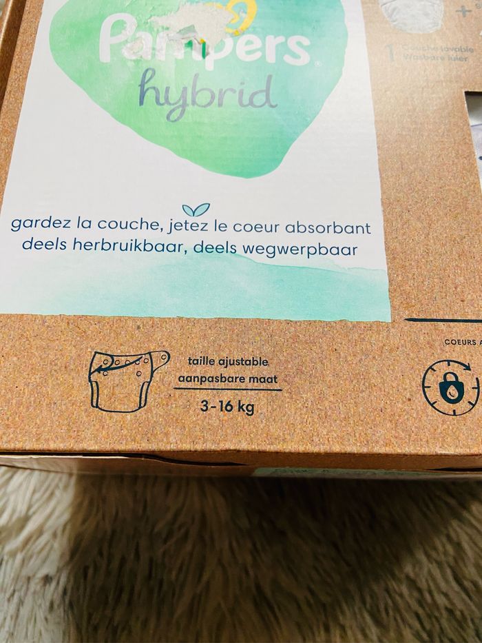 Kit d’essai couches lavables Pampers Hybrid Harmonie neuf - photo numéro 3