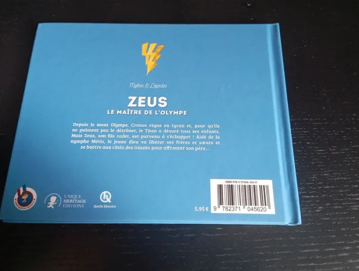 Livre Zeus la maître de l olympe - photo numéro 2