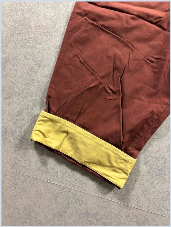 Pantacourt Adidas Vintage Bordeaux et vert Taille 42 - photo numéro 3