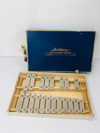 Xylophone golden chromatic-Elite vintage