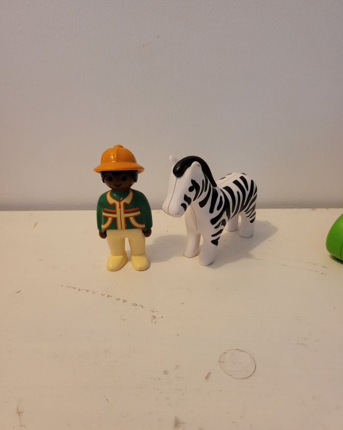 Playmobil 123 zèbre et son personnage