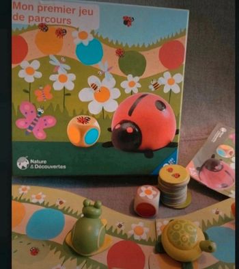 Jeu de société mon premier jeu de parcours de nature et découverte
