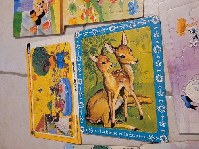 Lot puzzles grosses pièces 1 er age - photo numéro 3