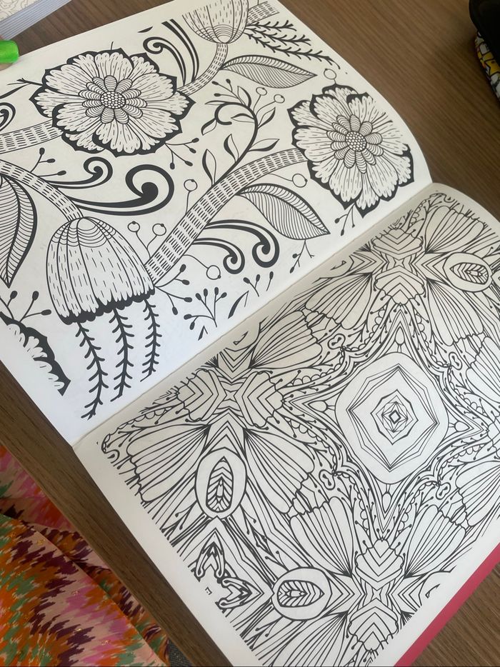 Livre de coloriage art thérapie anti stress - photo numéro 7