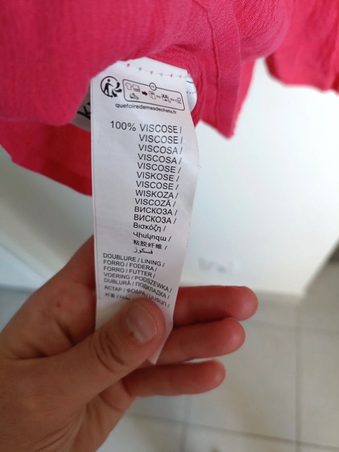 Robe courte légère dos lacé Kiabi S 100% viscose - photo numéro 6