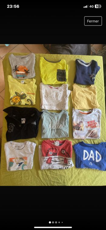 Lot tee shirts manches courtes