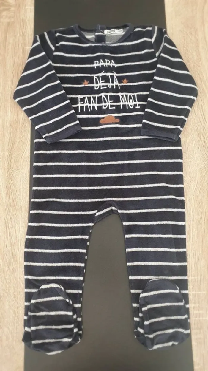 Lot de 3 pyjamas hiver 23-24 mois et 92 cm - photo numéro 2