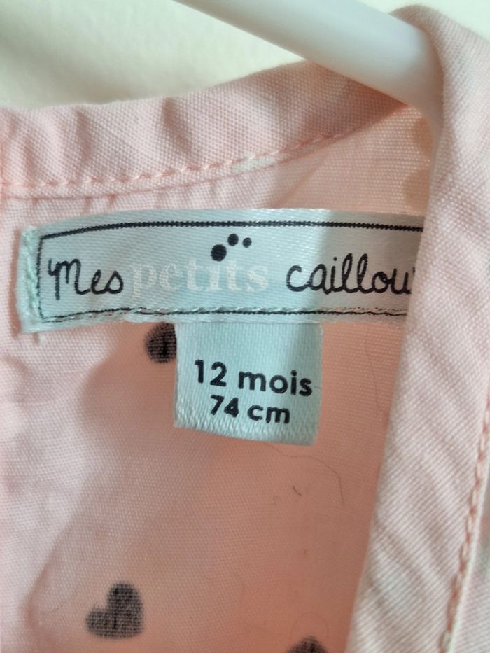 Robe sans manches - Mes petits cailloux - 12mois - 74cm - photo numéro 4
