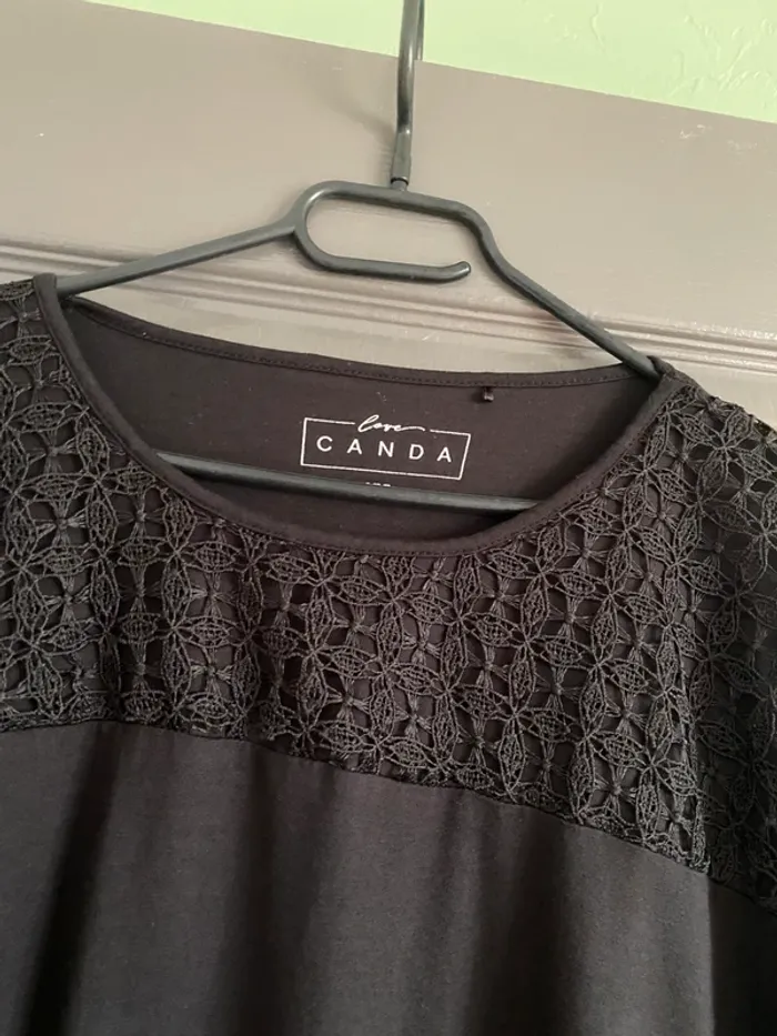 T-shirt fluide noir Canda 2XL - photo numéro 3
