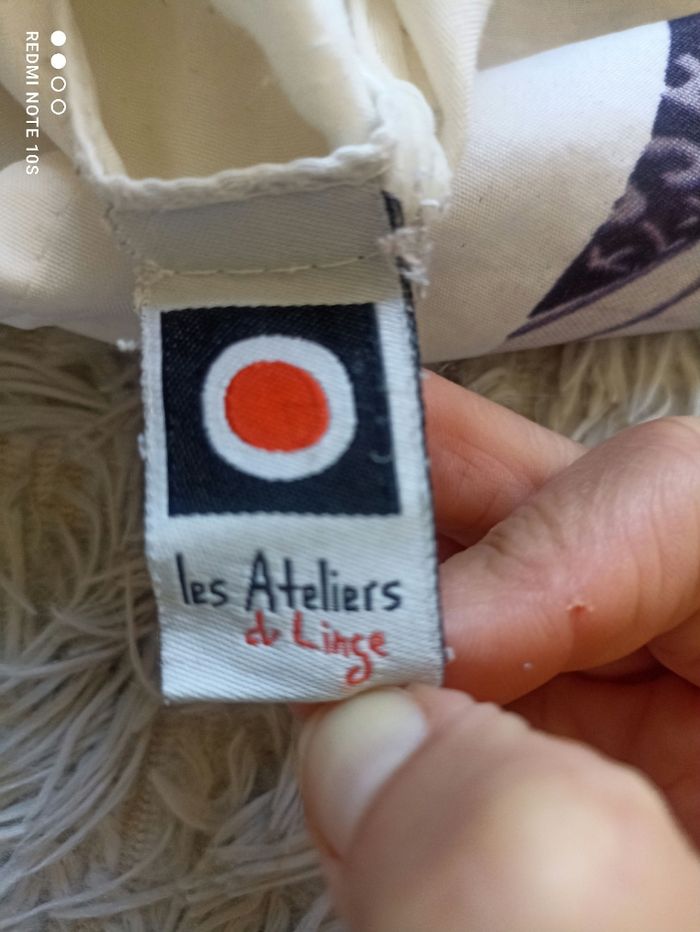 Parure de lit 1 personne New York Les ateliers du linge - photo numéro 5