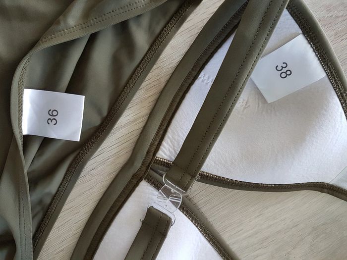 Maillot de bain 2 pièces kaki - photo numéro 2