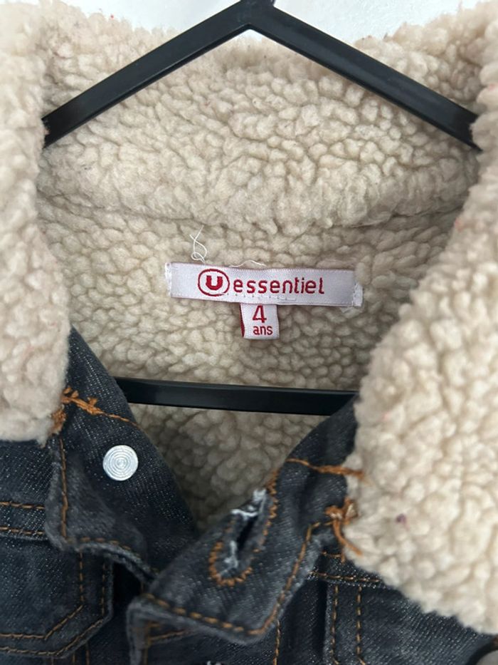 Veste en jean d’hiver • 4 ans • U essentiel - photo numéro 2