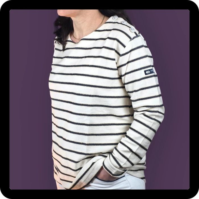 Tee-shirt marinière manches longues Hublot