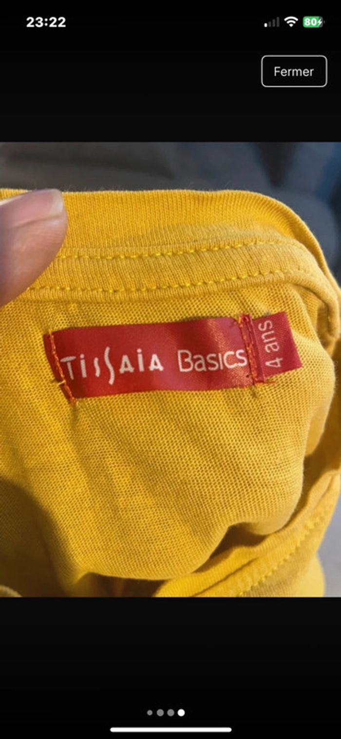 Tee shirts manches longues tissaia 4 ans garçon - photo numéro 3