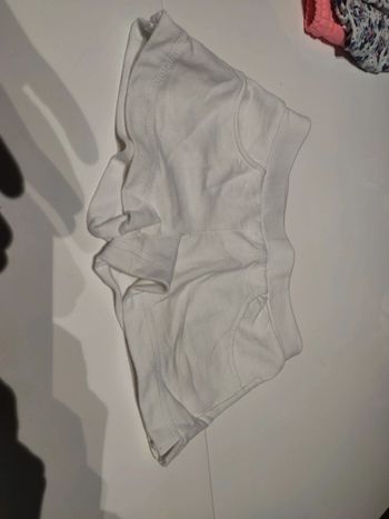 Short coton blanc la halle 6 ans