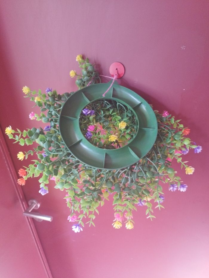 Couronne de porte printanière 20 cm - photo numéro 2