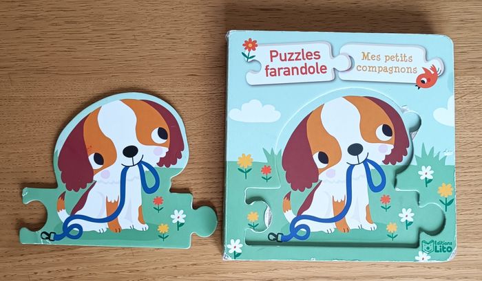 Livre Mes puzzles farandole : mes petits compagnons 1 an + - photo numéro 4