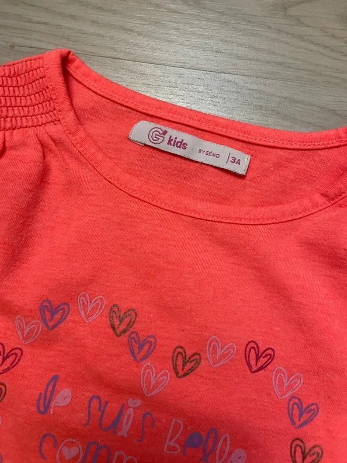 T-Shirt à manches longues Gemo Taille 3 ans - photo numéro 4