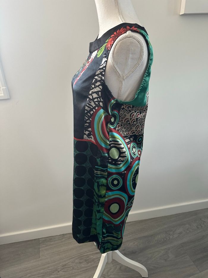 Robe bariolée multicolore satinée Y2K Xanaka T38 M - photo numéro 2