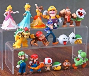 Lot de 18 Figurines Mario. Neuf