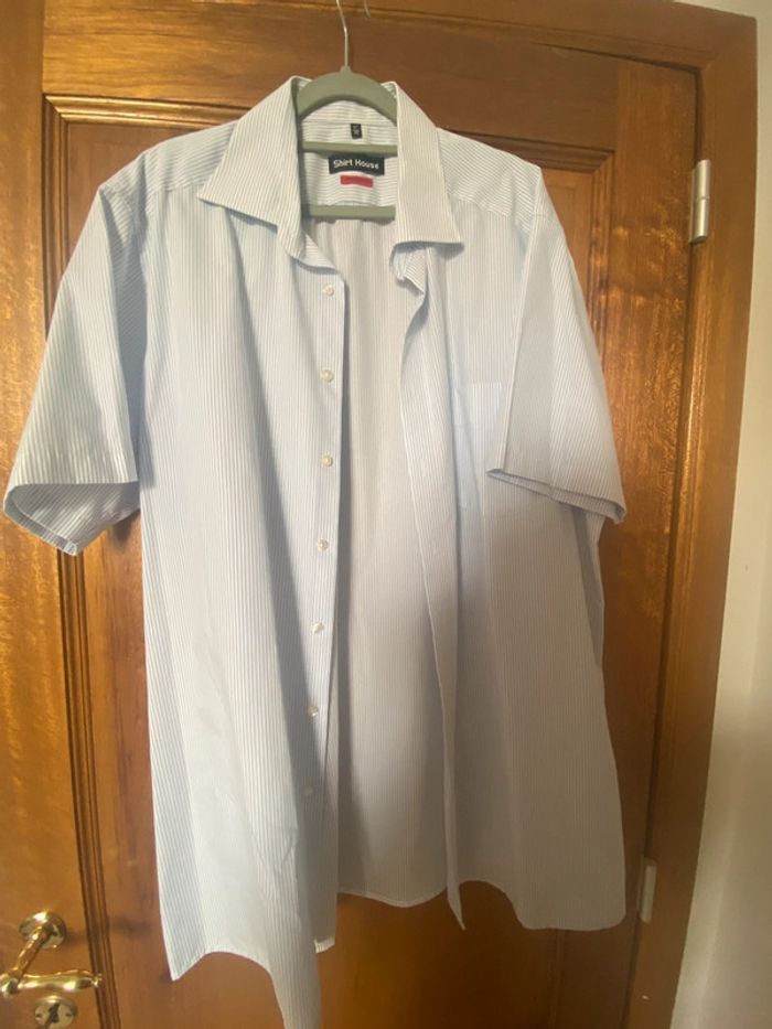 Chemise lignées à manches courtes