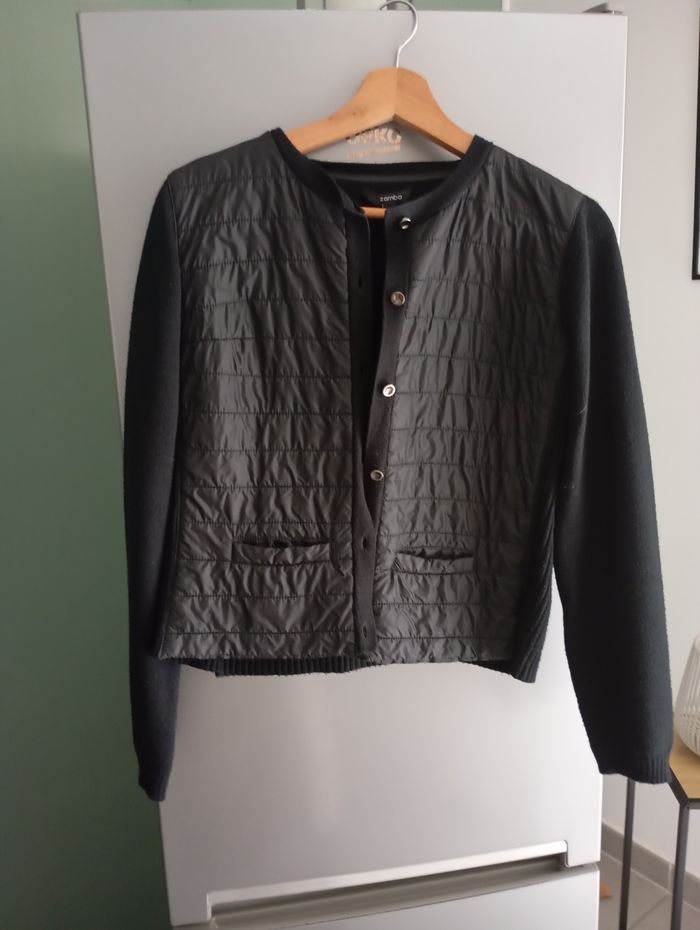 Gilet moitié matelassé moitié laine taille 38 - photo numéro 7