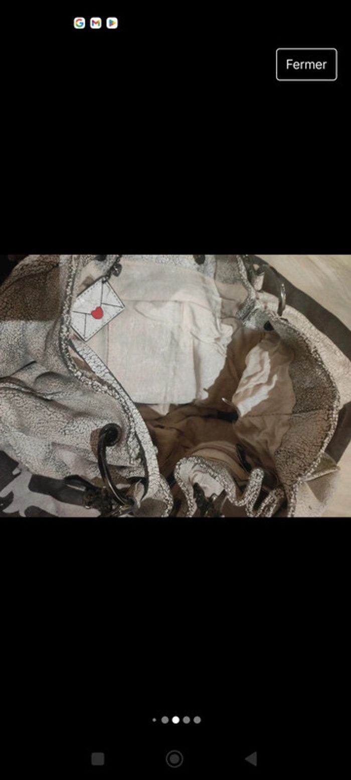 Sac à main en cuir de vachette - photo numéro 4