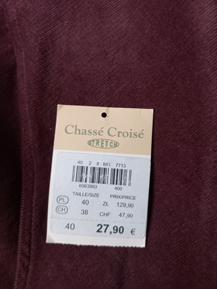 Veste chassé croisé  T 40 - photo numéro 8