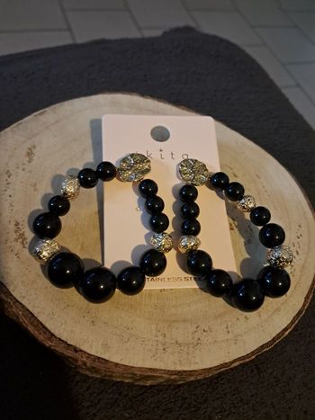 Boucles doreille neuf acier inoxydable 