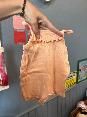 Combi short bretelle