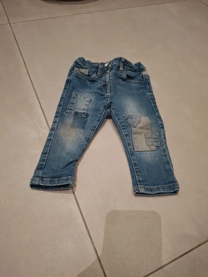 Lot de 6 pantalons fille 12 mois - photo numéro 2