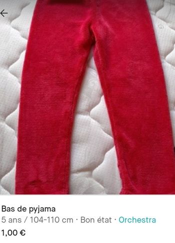 Bas de pyjama  fille