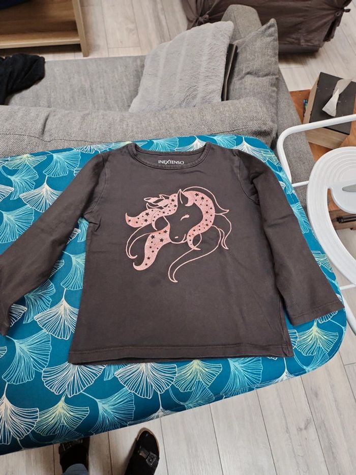 T-shirt fille 4 ans licorne