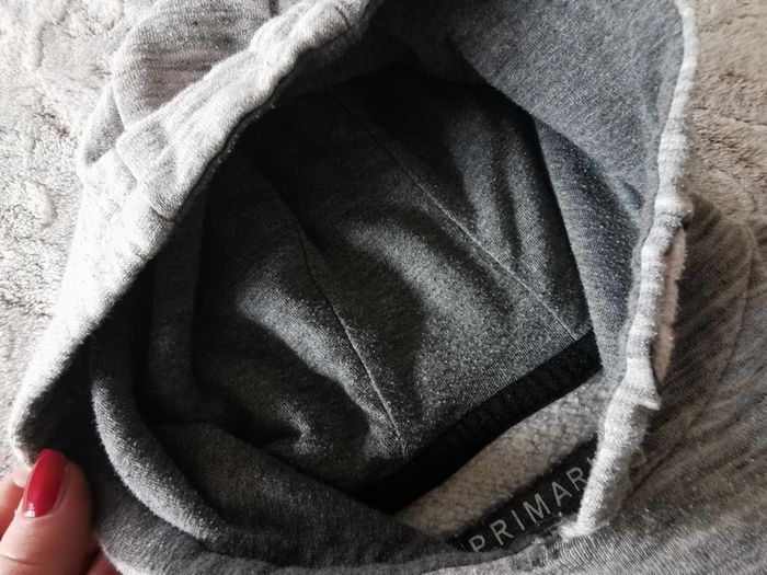 Sweat à capuche gris World Wide Primark 4-5 ans - photo numéro 4