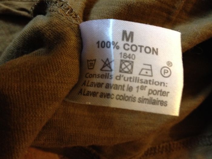 T shirt marron brun ✧ col rond ✧ manches courtes ✧ look masculin ✧ taille 38 ✧ monoprix - photo numéro 10