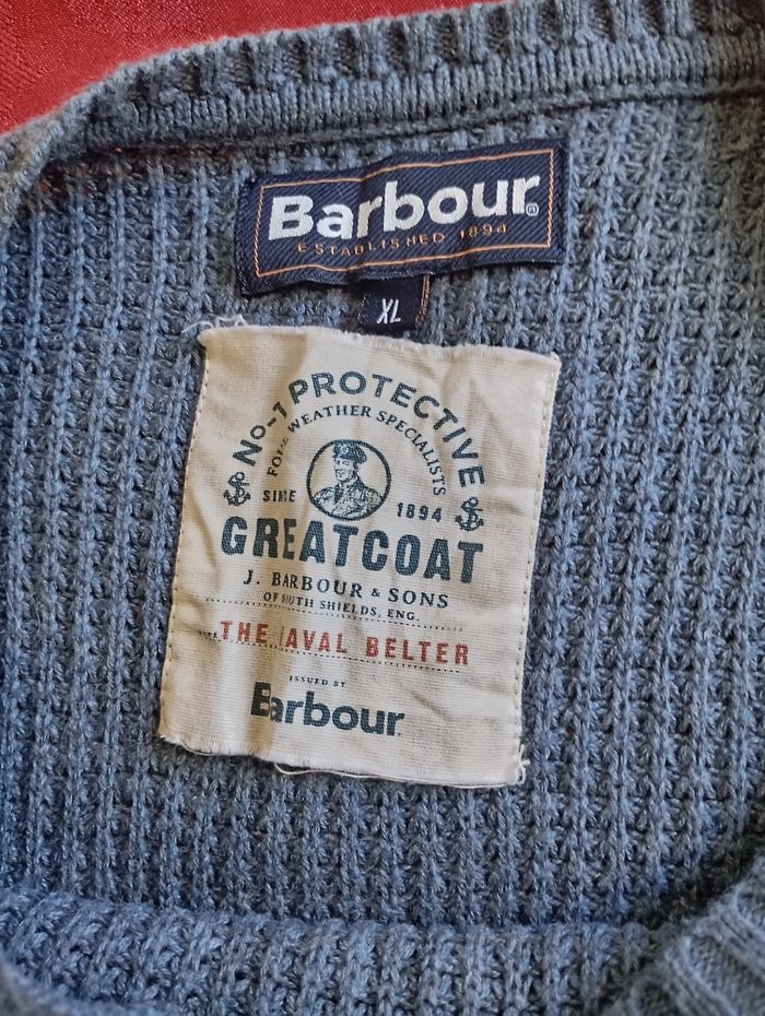 Pull hiver chaud barbour tres bon état - photo numéro 3