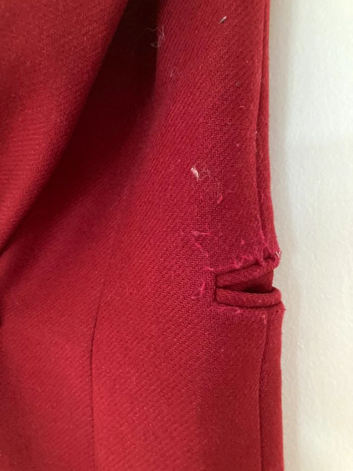 Manteau bordeaux Zara XS - photo numéro 8