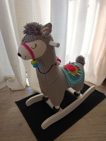 Lama en peluche à bascule Rocking Lama