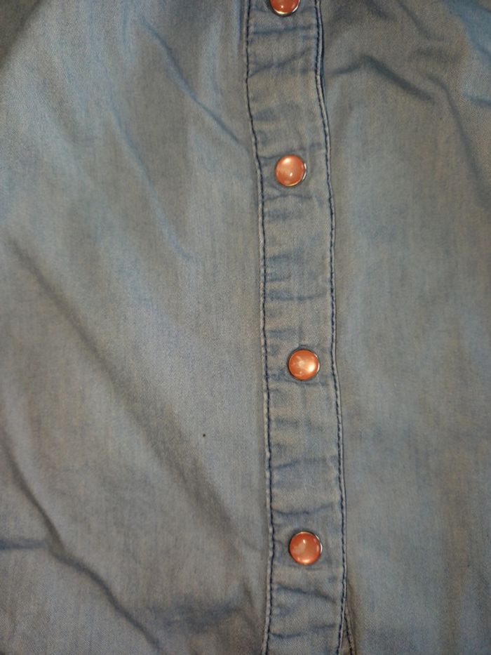 Superbe chemise en jean 3 ans fille - photo numéro 3