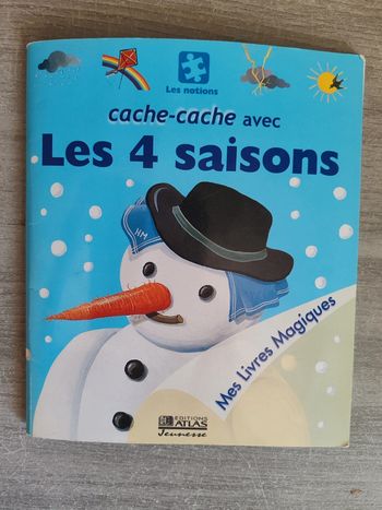 Livre cache cache avec les quatre saisons