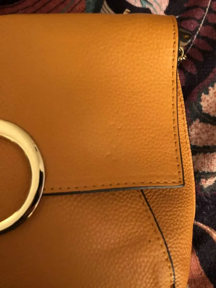 💛🍁Sac bandoulière Parfois jaune ocre doré automnal Crossbody bag golden ochre for autumn 🍁💛 - photo numéro 7