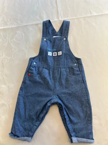 Salopette Obaïbi bébé garçon - 6 mois
