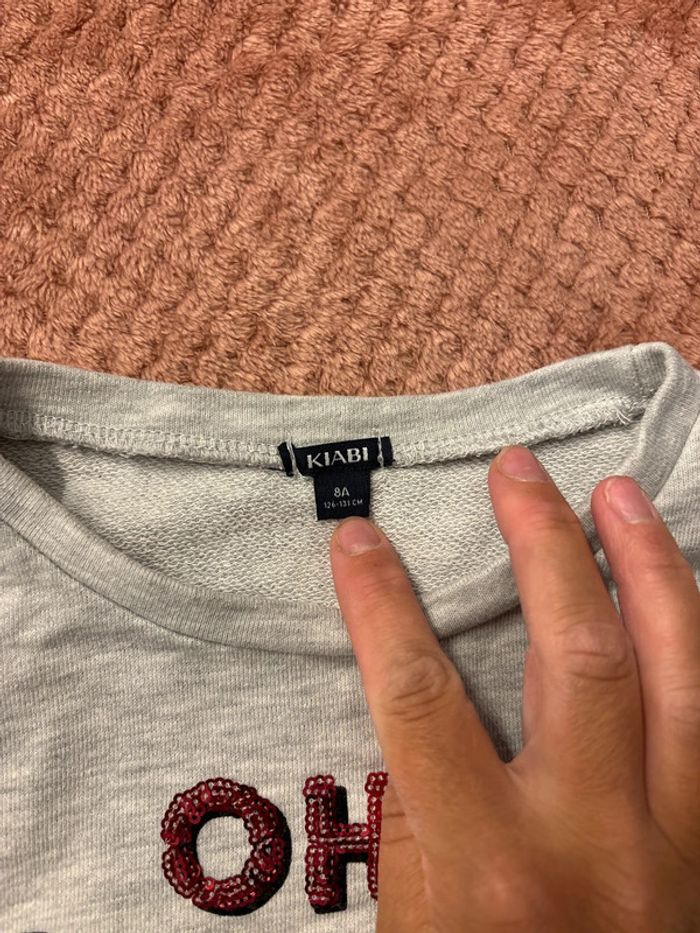 Pull excellent état fille taille 8 ans Kiabi - photo numéro 3