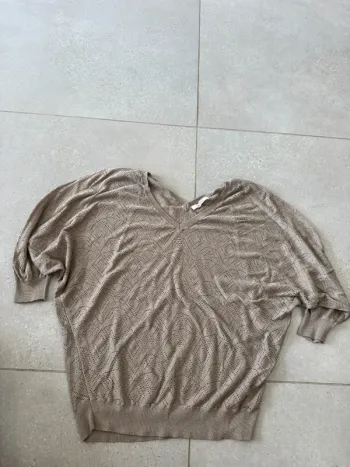 Haut marron Camaieu large, taille M